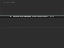 Tablet Screenshot of aimusic-ai.tv